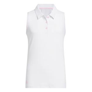 adidas Girls Performance Sleeveless Polo Shirt