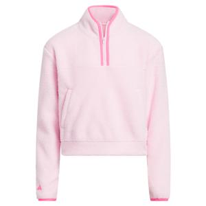 adidas Junior Girls Performance Polar Quarter-Zip Pullover Fleece