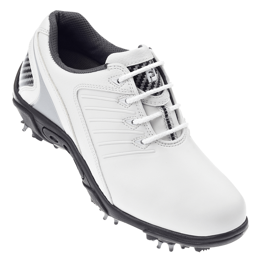 FootJoy Junior Golf Shoes (White/Silver) 2012