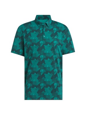 adidas Mens Go-To Printed Polo Shirt