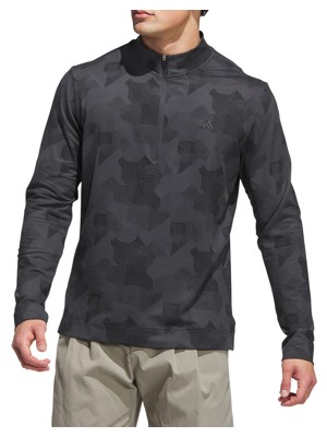 adidas Mens Go To Rise Print 1/4 Zip Pullover