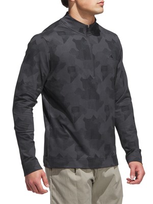 adidas Mens Go To Rise Print 1/4 Zip Pullover