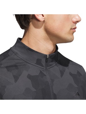 adidas Mens Go To Rise Print 1/4 Zip Pullover