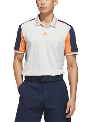 adidas Mens Beyond The Course Vent Twistknit Polo Shirt