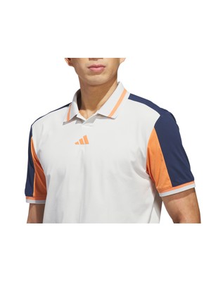 adidas Mens Beyond The Course Vent Twistknit Polo Shirt