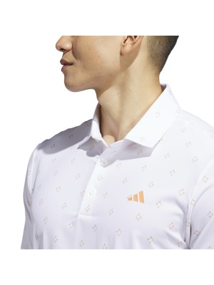 adidas Mens Ultimate365 Essence Print Climacool Polo Shirt