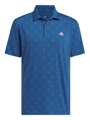 adidas Mens Ultimate365 Essence Print Climacool Polo Shirt