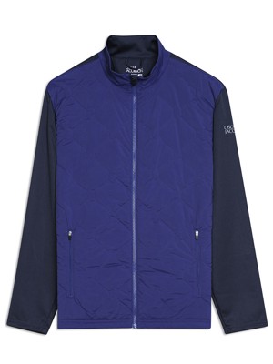 Oscar Jacobson Mens Keith Pin Hybrid Jacket
