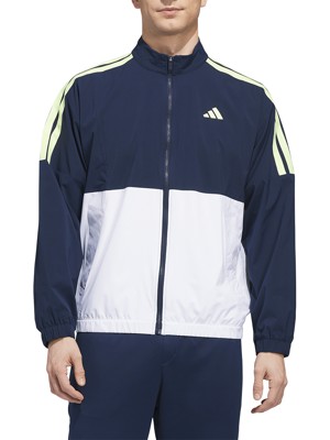 adidas Mens Beyond Twistweave Full-Zip Windbreaker Jacket