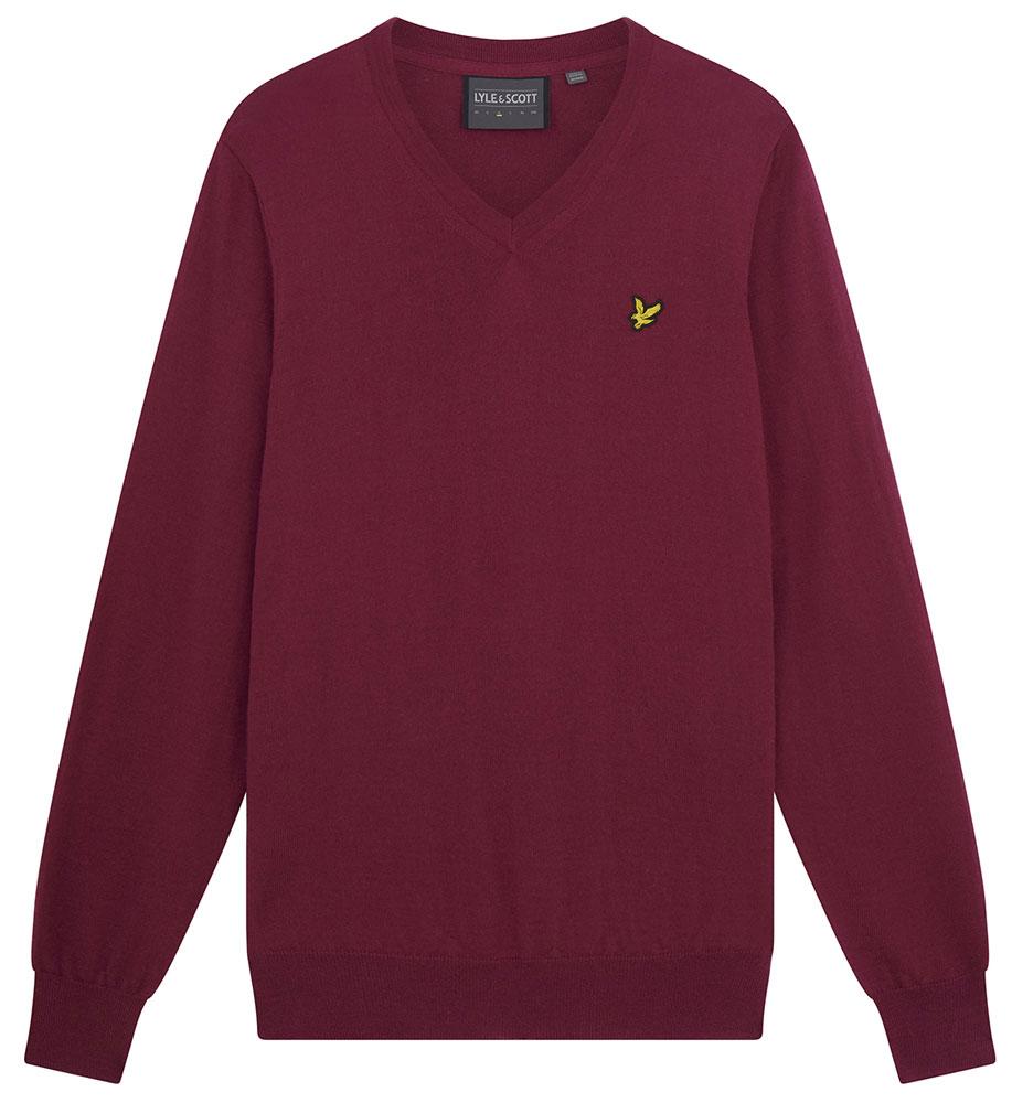 Lyle and Scott Mens V Neck Pullover Top 