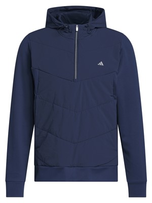 adidas Mens Ultimate365+ Course Control Quilted Anorak Pullover