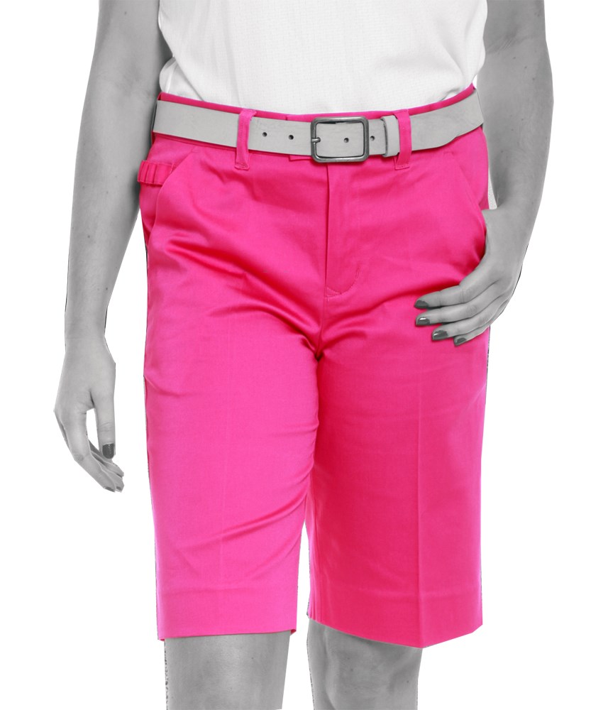 Royal And Awesome Ladies Pink Ticket Golf Shorts - Golfonline