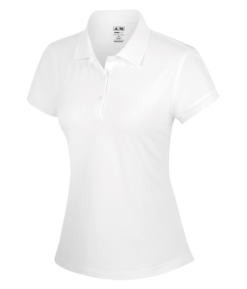 adidas ClimaLite Cotton Solid Polo Shirt Ladies