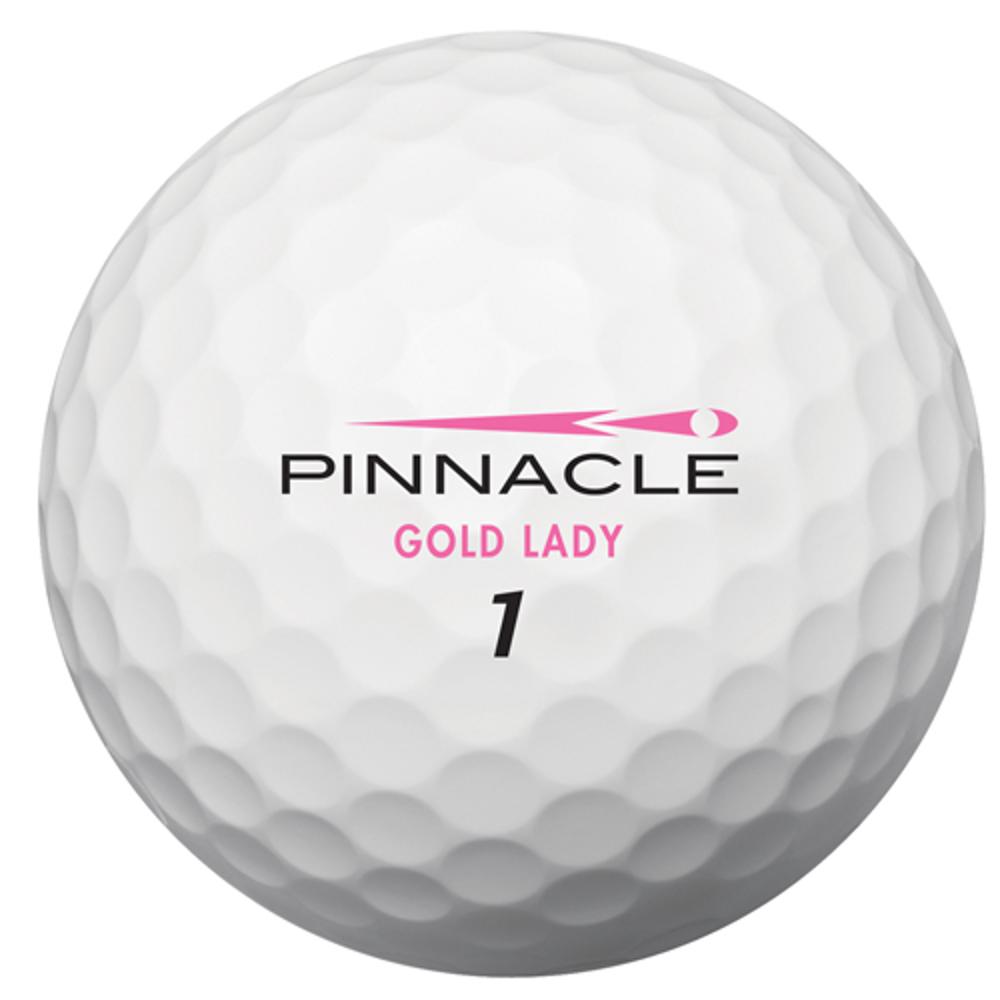 Pinnacle Gold Ladies Distance White Golf Balls (12 Balls) 2014