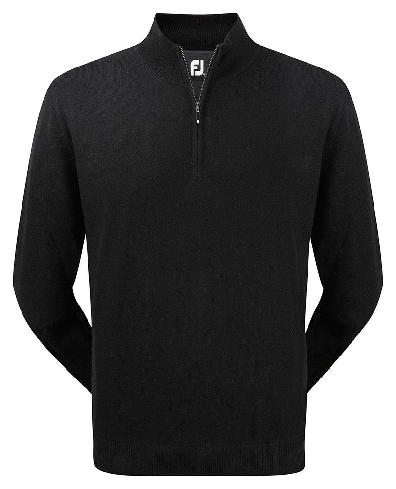 FootJoy Mens Lambswool Half Zip Pullover
