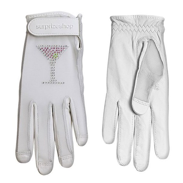 leather adies golf gloves crystal 1 4