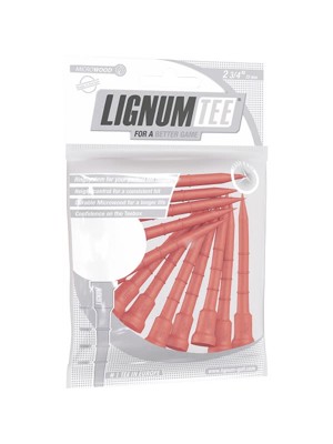 Lignum Coloured Microwood Tees (12 Pack)