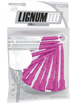 Lignum Coloured Microwood Tees (12 Pack)