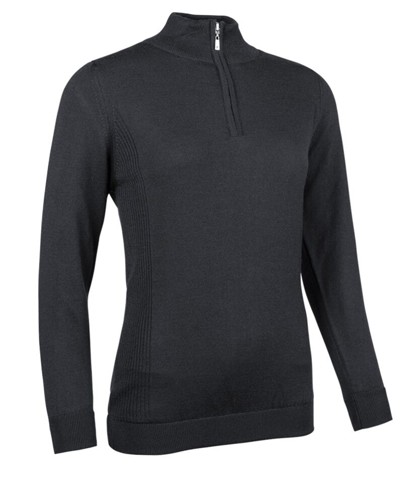 Glenmuir Ladies Penelope Zip Neck Pullover - Golfonline