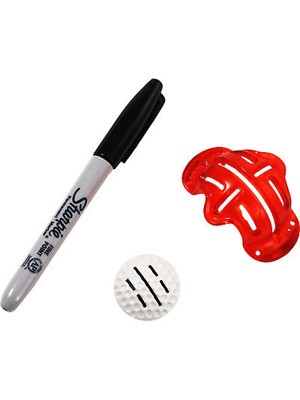 Line m Up Ball Alignment Blister Pack (Includes Sharpie)