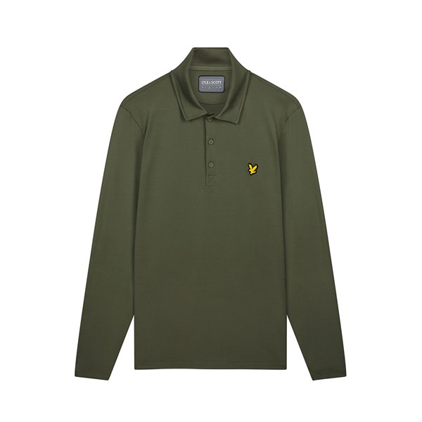 Lyle and Scott Mens Long Sleeve Polo Shirt