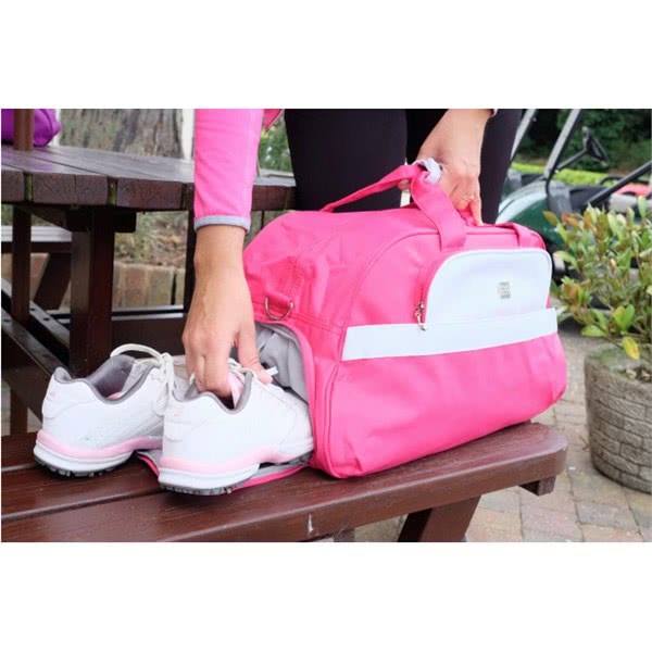 ladies golf holdall with shoe compartment