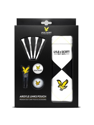 Lyle & Scott Links Argyle Pouch Gift Set