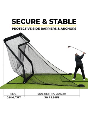 SimSpace Deluxe Golf Practice Net (10ft)