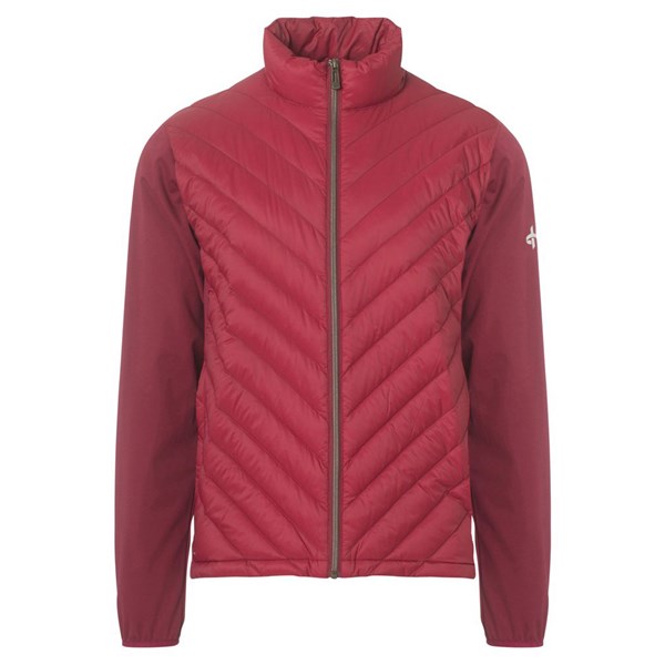 m utility jacket rumba red front cross sportswear