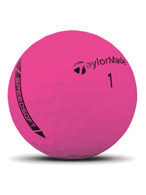 TaylorMade SpeedSoft Pink Golf Balls (12 Balls)