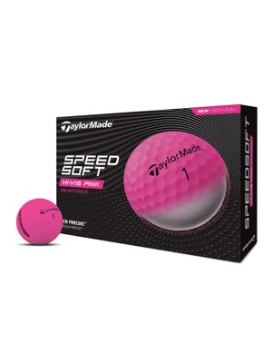 TaylorMade SpeedSoft Pink Golf Balls (12 Balls)