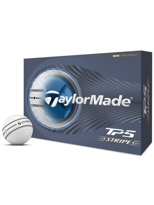 TaylorMade TP5 Stripe Golf Balls (12 Balls)