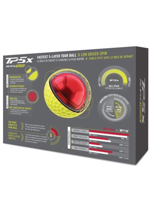 TaylorMade TP5x Yellow Golf Balls (12 Balls)