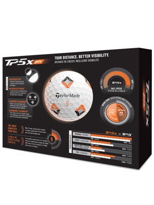 TaylorMade TP5x Pix Golf Balls (12 Balls)