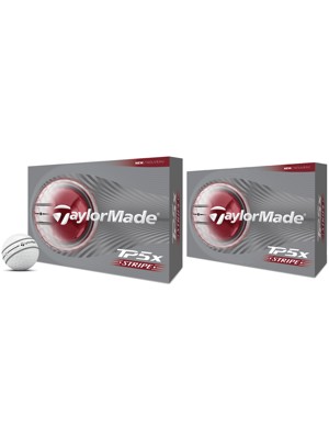 TaylorMade TP5x Stripe Golf Balls (24 Balls)