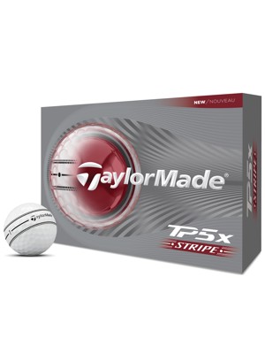 TaylorMade TP5x Stripe Golf Balls (48 Balls)