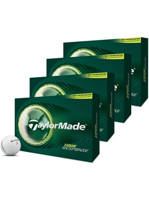 TaylorMade Tour Response White Golf Balls (48 Balls) - 4 For 3 Offer