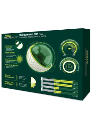 TaylorMade Tour Response White Golf Balls (48 Balls) - 4 For 3 Offer