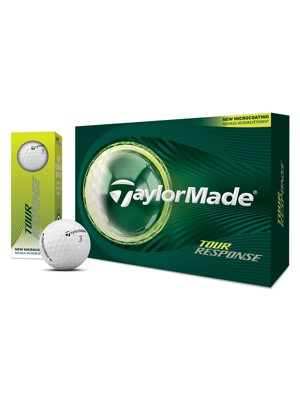 TaylorMade Tour Response White Golf Balls (12 Balls) 2026