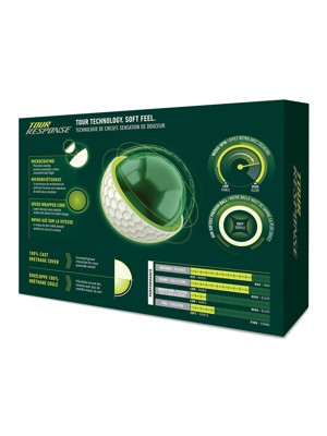 TaylorMade Tour Response White Golf Balls (12 Balls) 2026