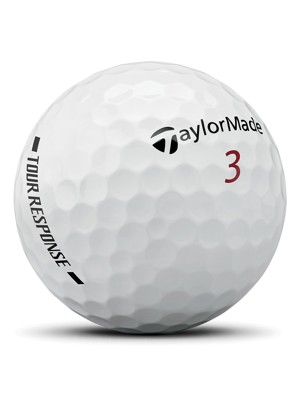 TaylorMade Tour Response White Golf Balls (12 Balls) 2026