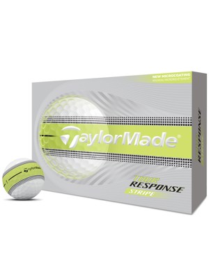 TaylorMade Tour Response Neon Stripe Golf Balls (48 Balls) - 4 For 3 Offer
