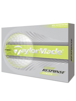 TaylorMade Tour Response Neon Stripe Golf Balls (48 Balls) - 4 For 3 Offer