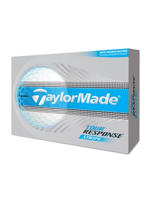 TaylorMade Tour Response Neon Stripe Blue Golf Balls (12 Balls) 2026
