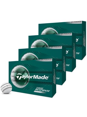 TaylorMade Tour Response Clear Stripe Golf Balls (48 Balls) - 4 For 3 Offer
