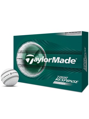 TaylorMade Tour Response Clear Stripe Golf Balls (48 Balls) - 4 For 3 Offer
