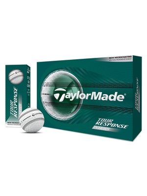 TaylorMade Tour Response Clear Stripe Golf Balls (12 Balls)