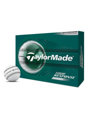 TaylorMade Tour Response Clear Stripe Golf Balls (12 Balls)