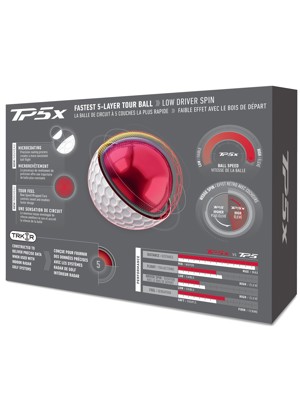 TaylorMade TP5x TRK-R Golf Balls (12 Balls) 2026