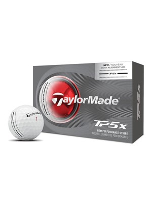 TaylorMade TP5x Performance Stripe Golf Balls (6 Balls)